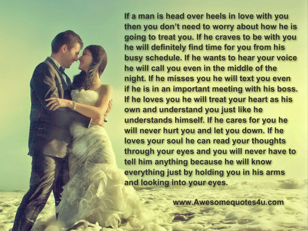 Head Over Heels In Love Quotes
 Awesome Quotes When He Is Head Over Heels In Love…