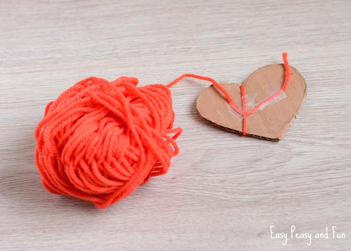 Heart Crafts For Adults
 Yarn Wrapped Hearts Craft Valentines Day Crafts Easy