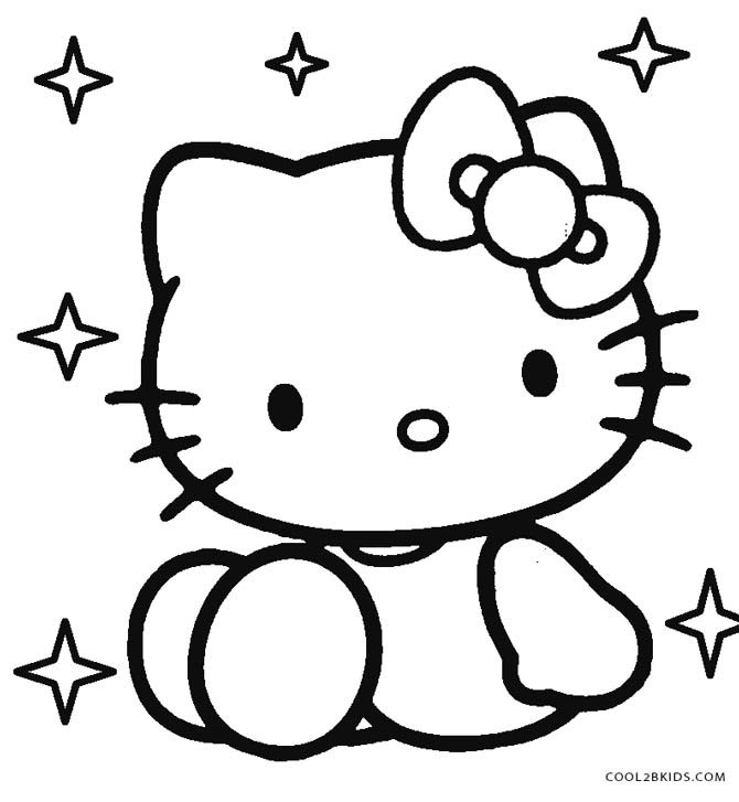 Hello Kitty Coloring Sheet
 Free Printable Hello Kitty Coloring Pages For Pages