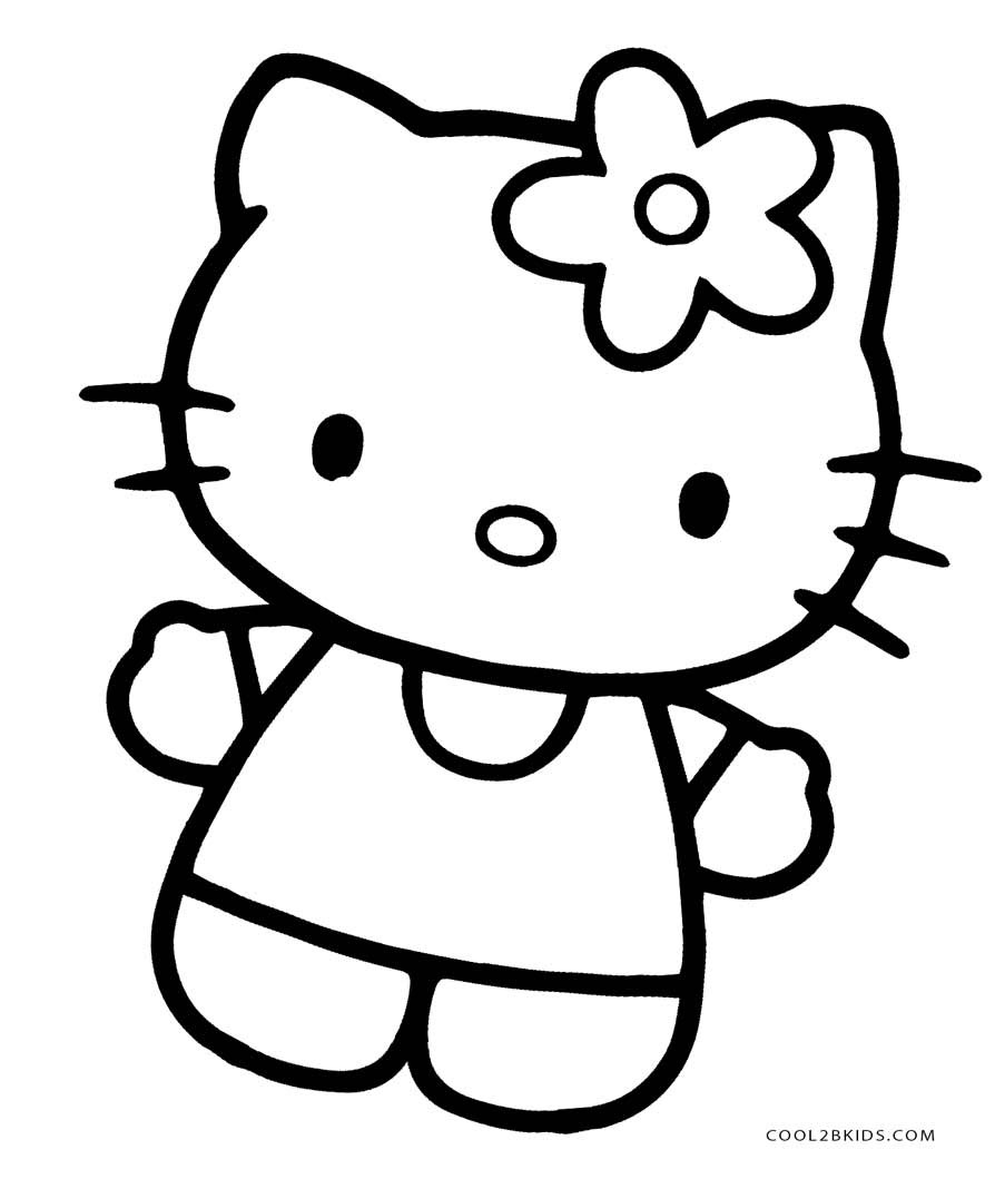 Hello Kitty Coloring Sheet
 Free Printable Hello Kitty Coloring Pages For Pages