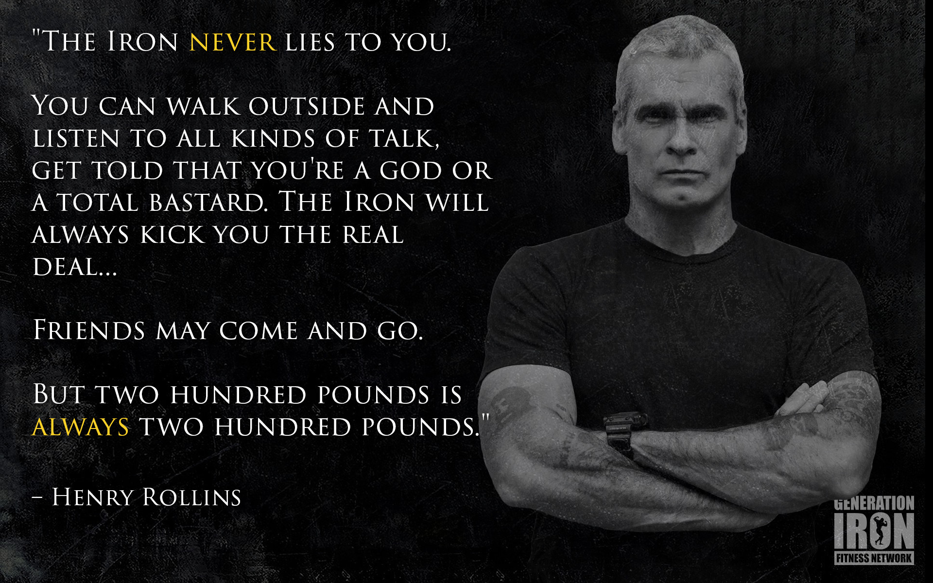 Henry Rollins Quotes Love
 Quote of the Week Henry Rollins