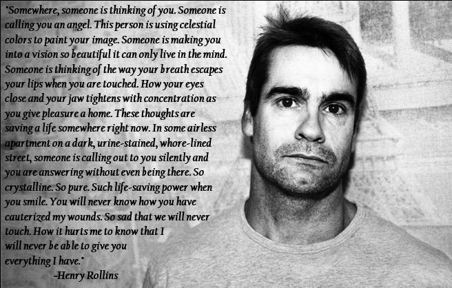 Henry Rollins Quotes Love
 HENRY ROLLINS QUOTES image quotes at relatably