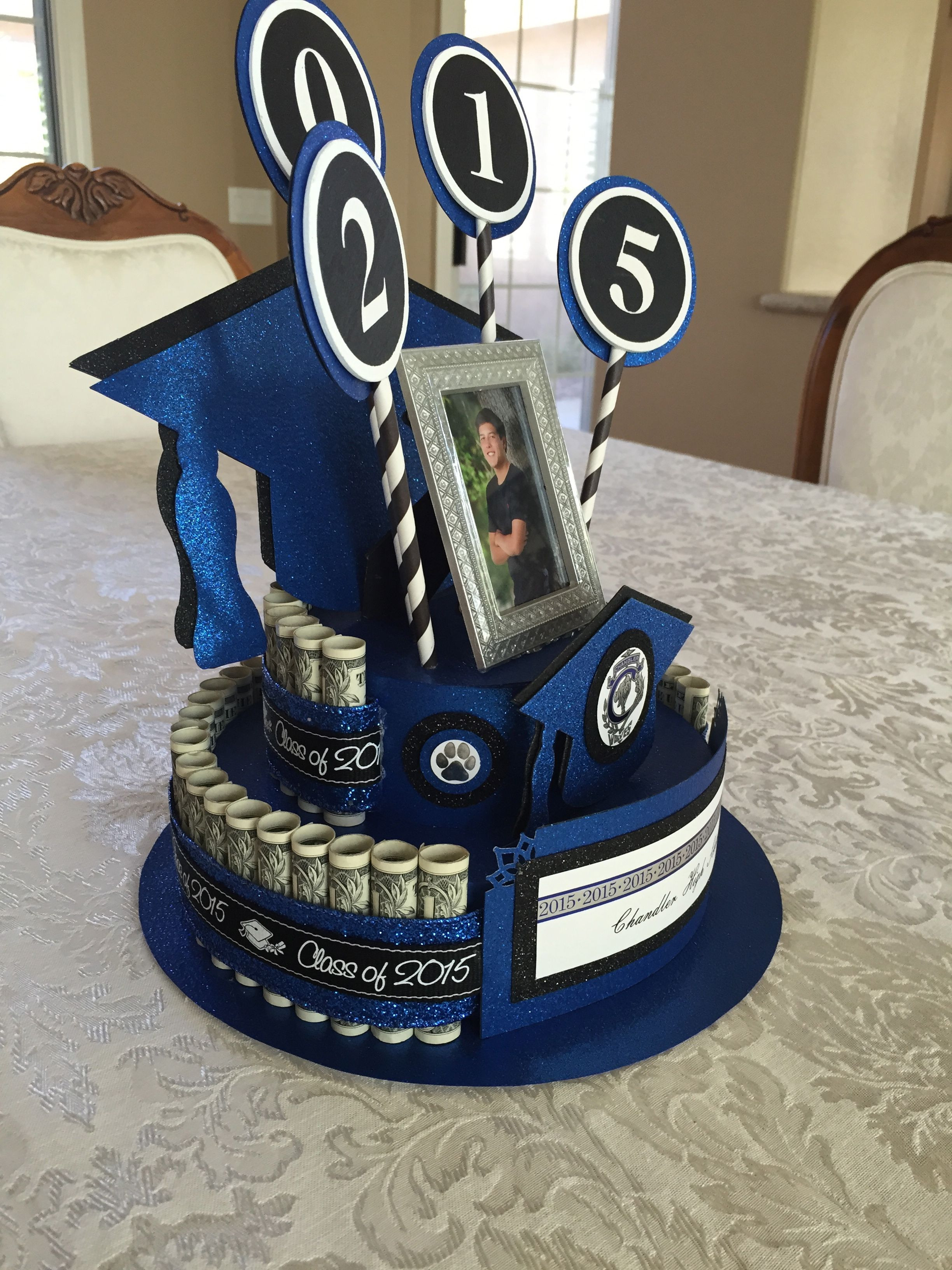High School Graduation Gift Ideas For Son
 Graduation Money Cake Becky s Creations