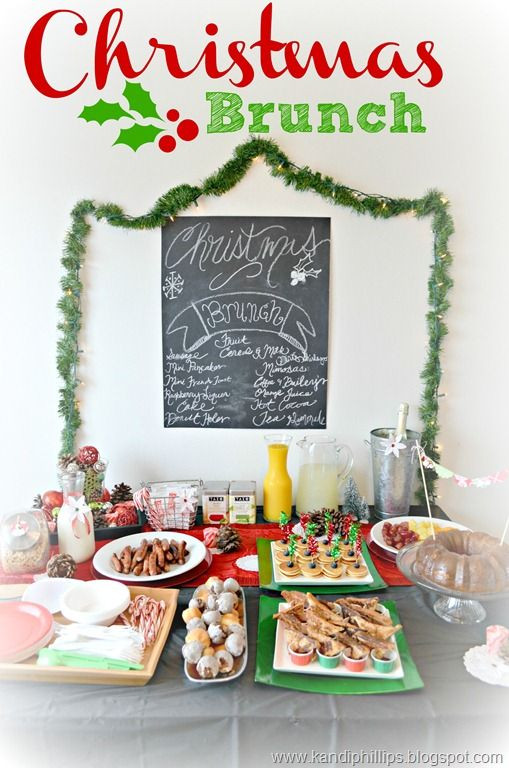 Holiday Brunch Party Ideas
 1000 ideas about Christmas Brunch on Pinterest