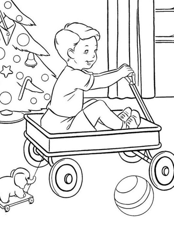 Holiday Coloring Pages Boys
 Christmas Present Coloring Sheets Presents Candle And