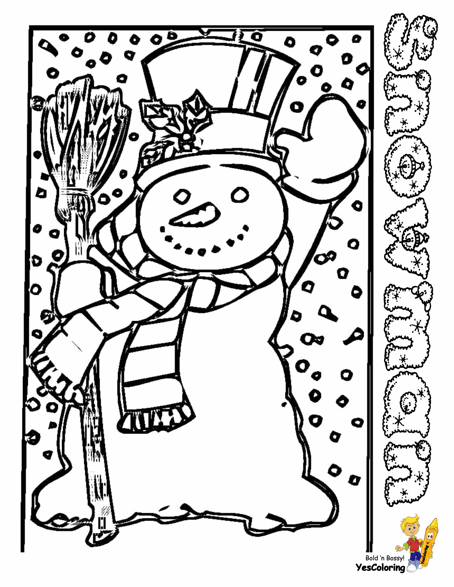 Holiday Coloring Pages Boys
 Cool Coloring Pages to Print Christmas Free