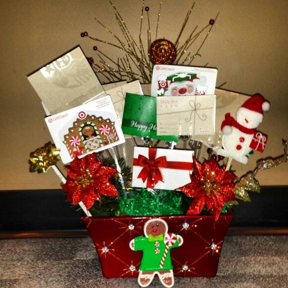 Holiday Gift Card Ideas
 Gift card bouquet who doesn t love t cards
