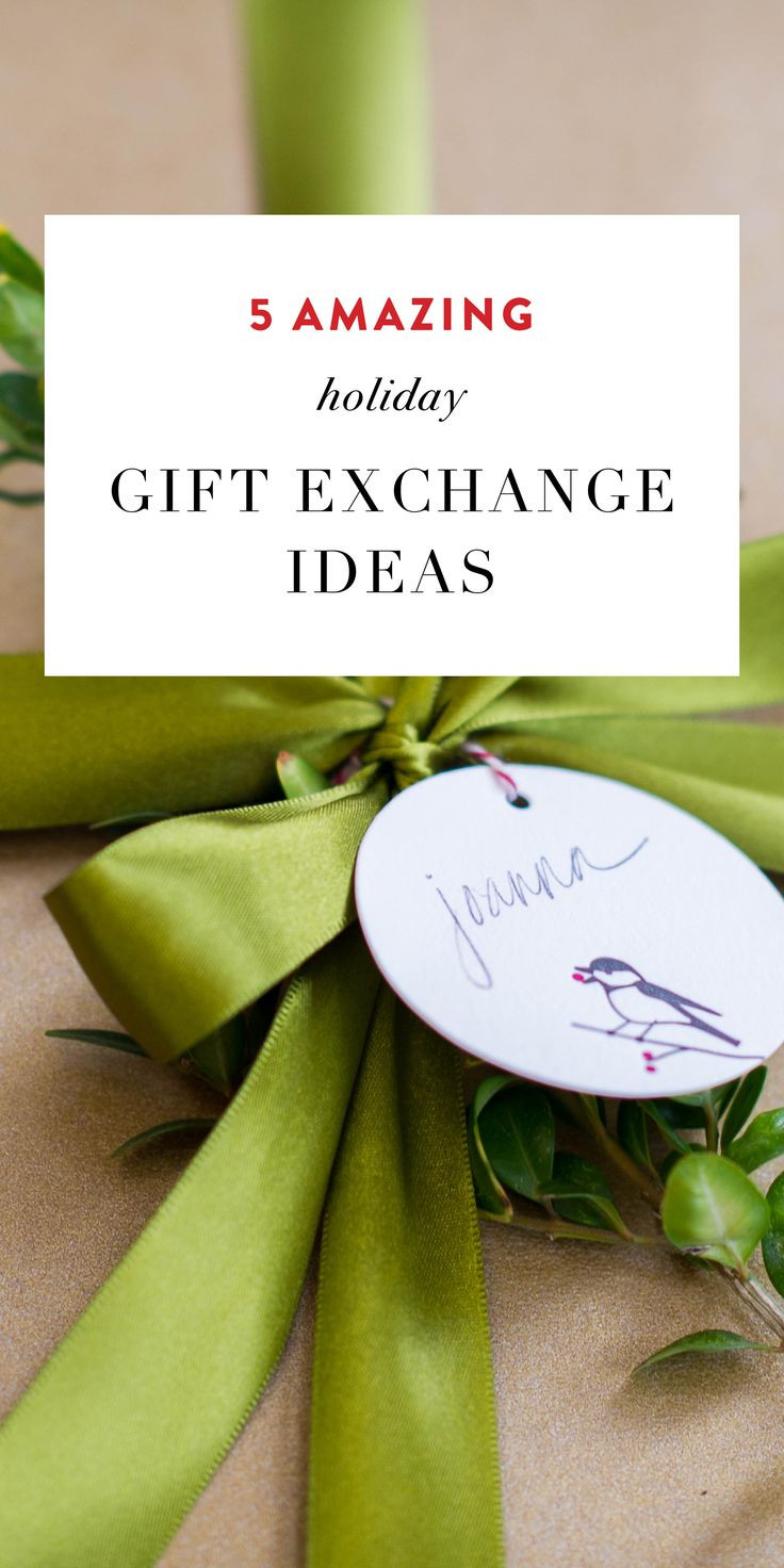 Holiday Gift Exchange Ideas
 Best 25 Christmas exchange ideas ideas on Pinterest