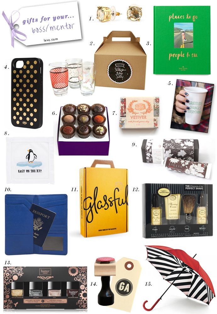 Holiday Gift Ideas For Bosses
 15 Holiday Gifts for Your Boss