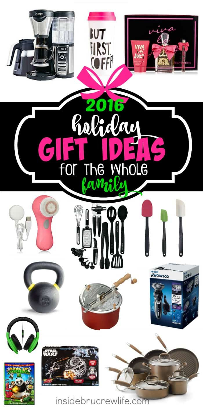 Holiday Gift Ideas For Families
 Holiday Gift Ideas for the Whole Family Inside BruCrew Life