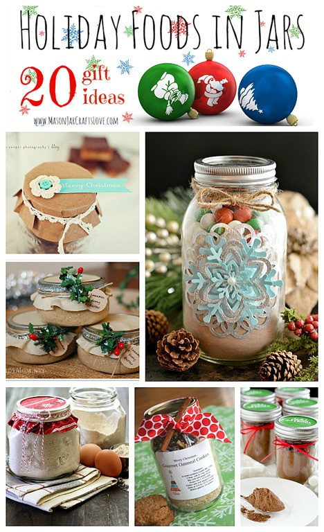 Holiday Mason Jar Gift Ideas
 Holiday Gifts Food in Jars Mason Jar Crafts Love