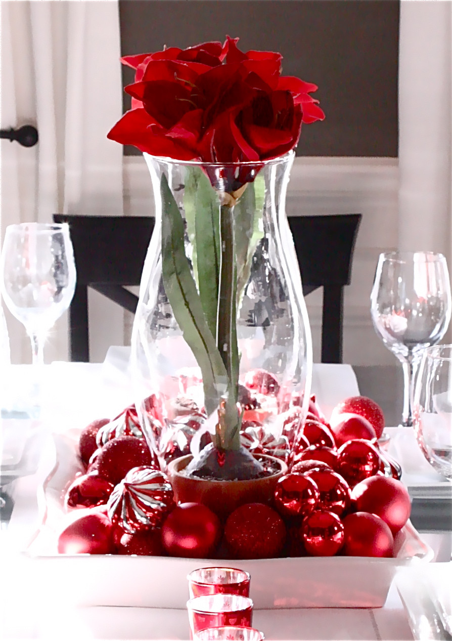 Holiday Party Centerpiece Ideas
 The Yellow Cape Cod Easy Valentines Centerpiece Using
