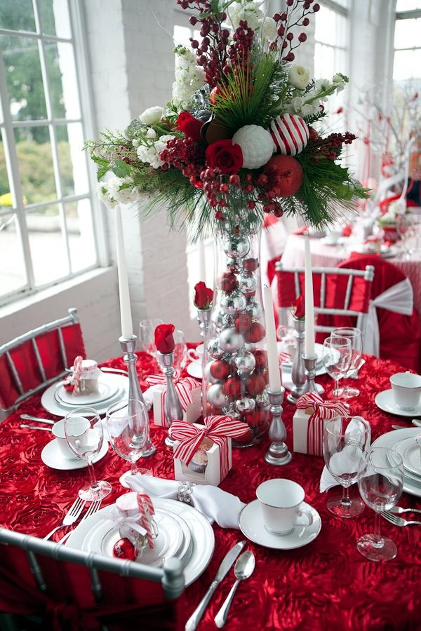 Holiday Party Centerpiece Ideas
 40 Christmas Table Decoration Ideas