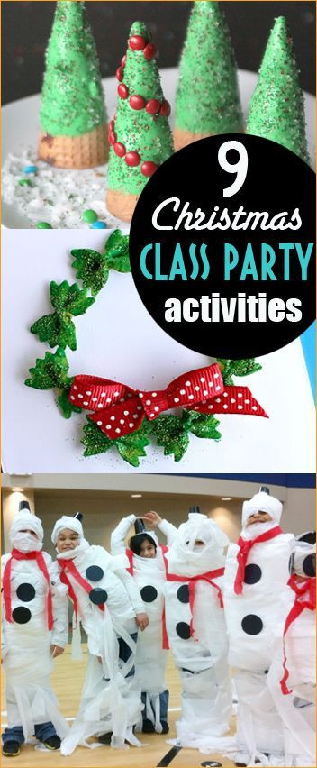 Holiday Party Craft Ideas
 Christmas Class Party Ideas