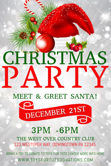 Holiday Party Flyer Ideas
 Copy of CHRISTMAS