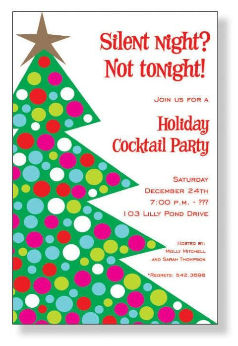 Holiday Party Invite Ideas
 1000 ideas about Christmas Party Invitations on Pinterest