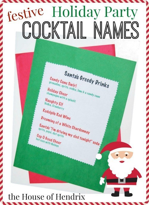 Holiday Party Names Ideas
 Add a festive touch to your Holiday Party with these 8