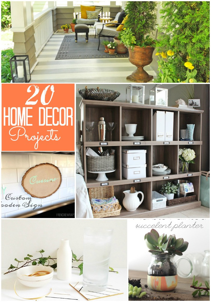 Home DIY Projects
 Great Ideas 20 DIY Home Decor Projects