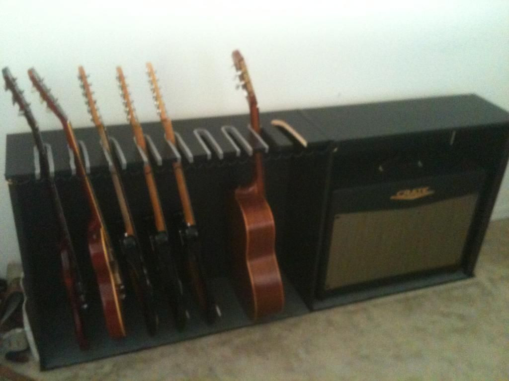 Home Furniture &amp; DIY
 Cheap DIY Guitar Rack Amp case The Gear Page