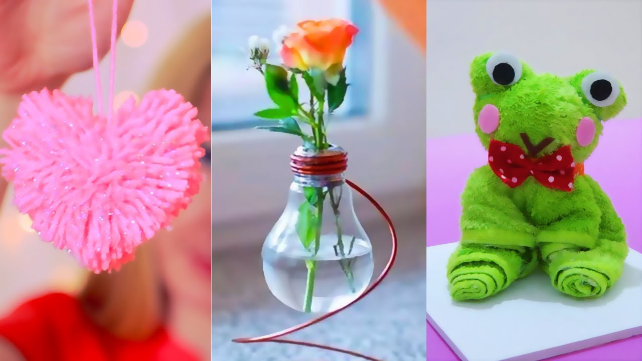 Home Made Crafts
 DIY ROOM DECOR 15 Easy Crafts Ideas at Home