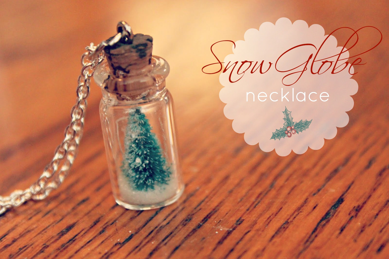 Home Made Crafts
 DIY Snow Globe Necklace The 36th AVENUE