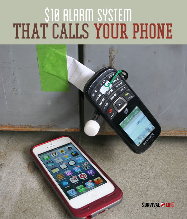 Home Security Systems DIY
 $10 DIY Alarm System That Calls Your Cellphone