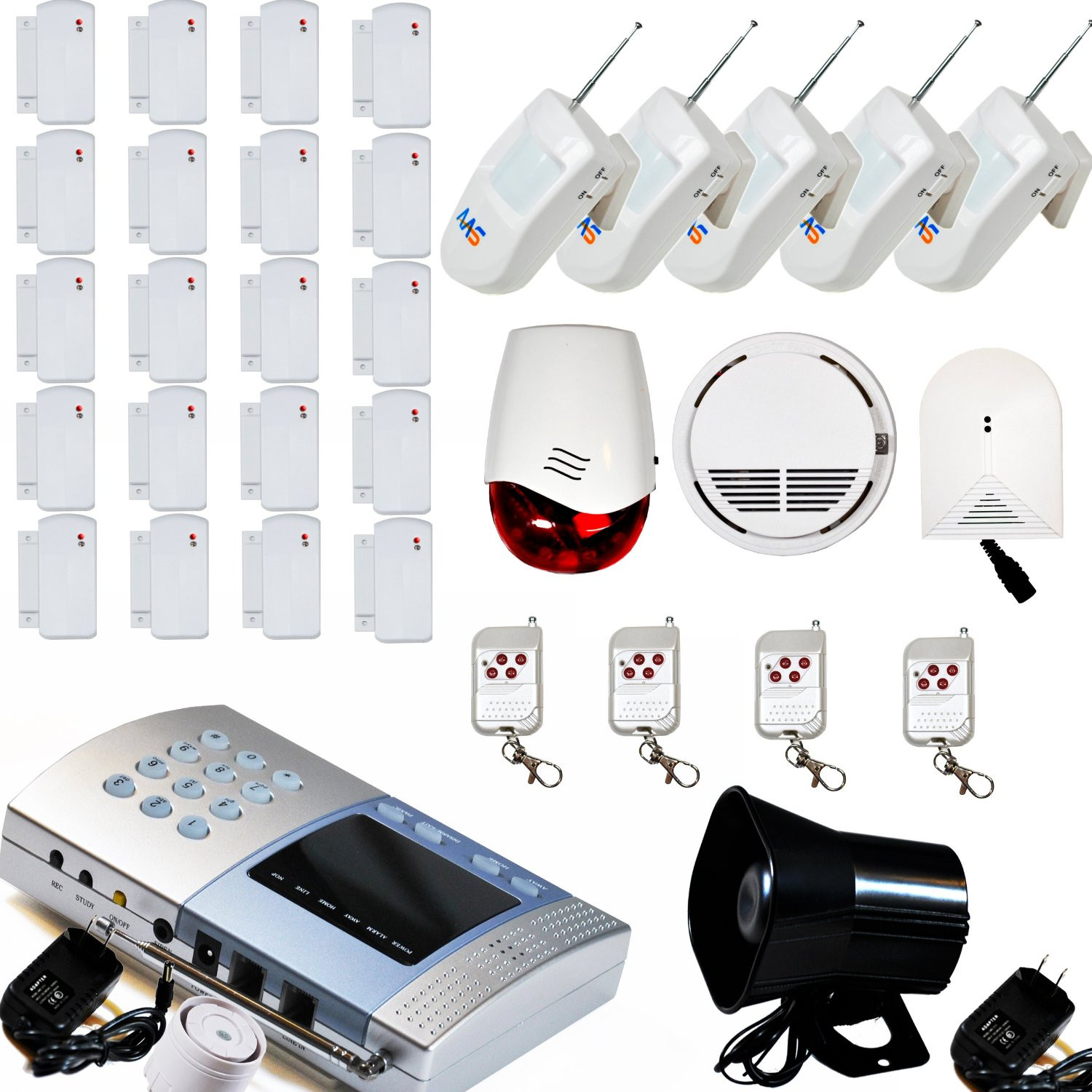 Home Security Systems DIY
 AAS V600 Wireless Home Security Alarm System Kit DIY