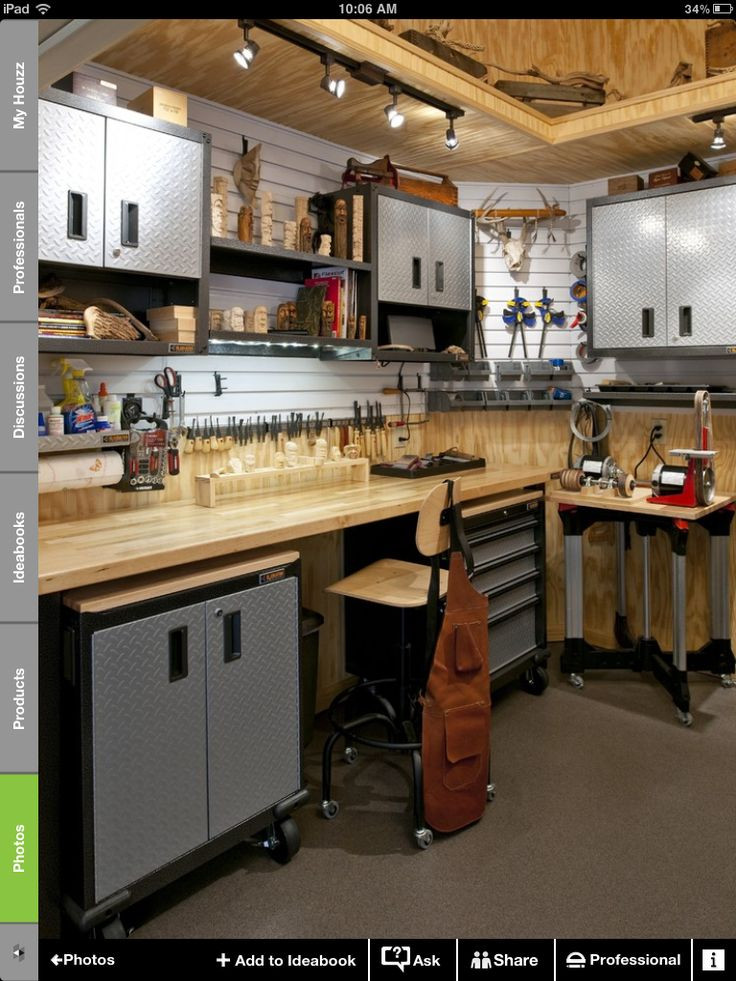 Home Workshop Ideas
 Garage Idea Workbench Setup Option Purchased