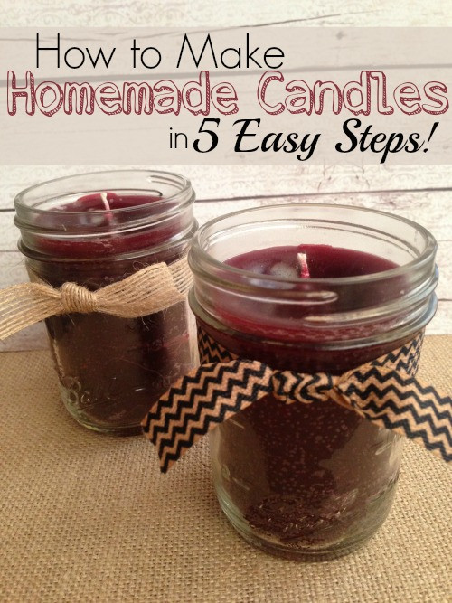 Homemade Candles DIY
 40 Simple Candle Making Instructions and Ideas