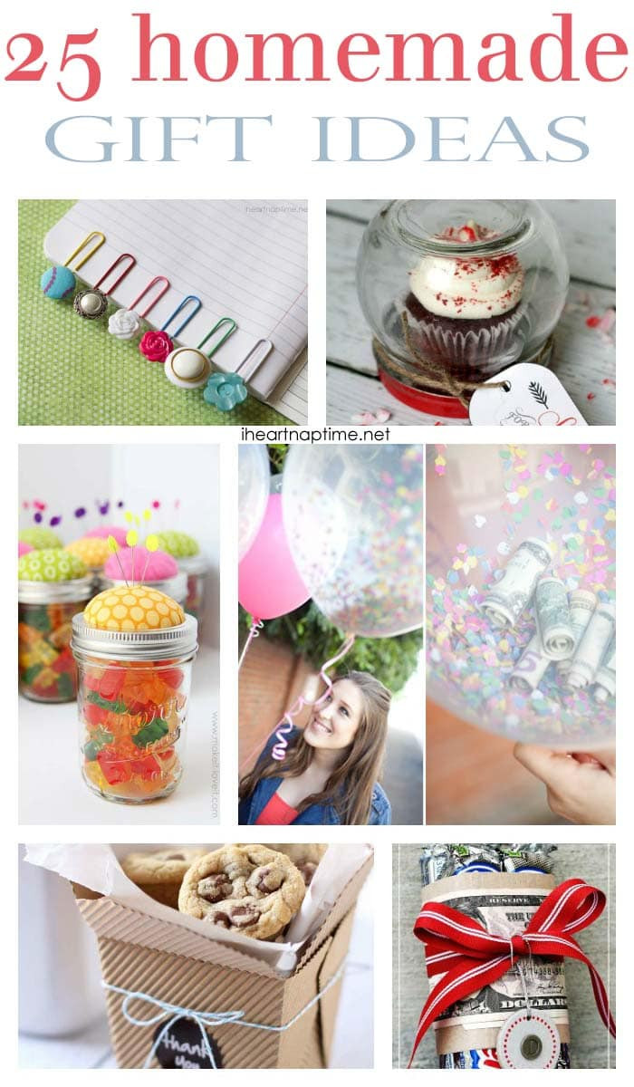 Homemade Gift Ideas For Girls
 25 fabulous homemade ts I Heart Nap Time