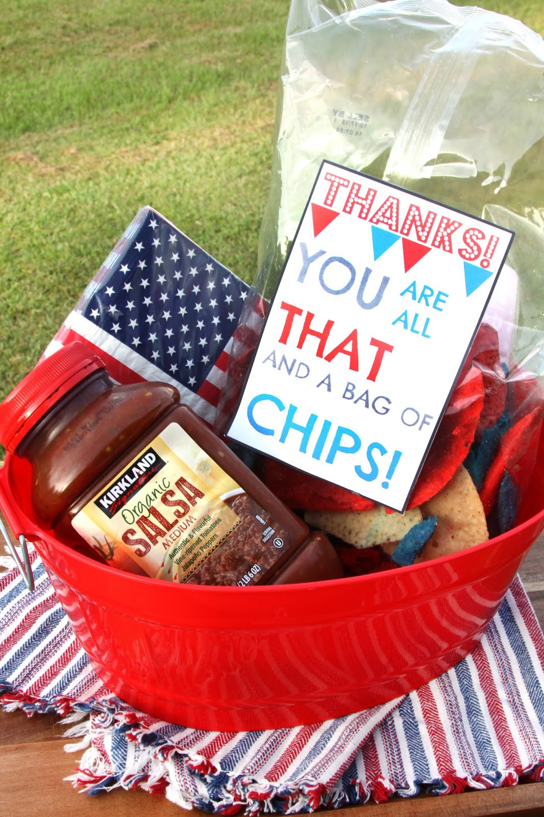 Homemade Thank You Gift Basket Ideas
 For the Love of Food Chip and Dip Thank You Basket