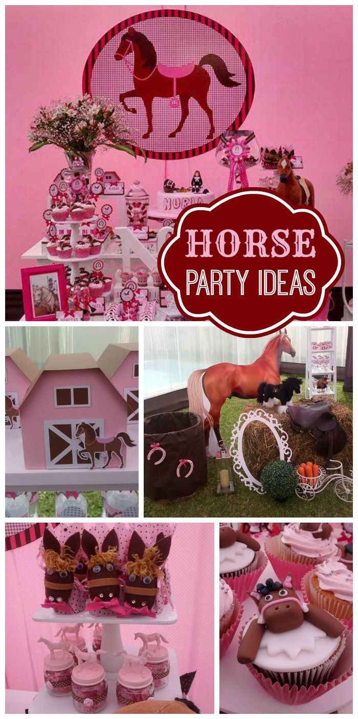 Horse Themed Birthday Party
 Best 25 Horse Birthday Parties ideas only on Pinterest