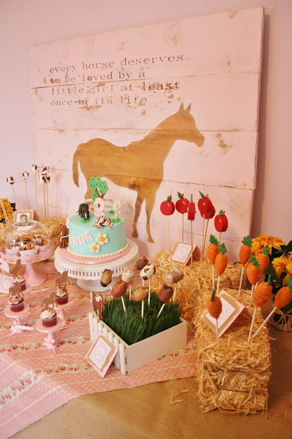 Horse Themed Birthday Party
 And Everything Sweet Horse Themed 2nd Birthday