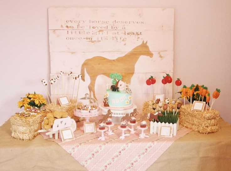 Horse Themed Birthday Party
 437 best images about Horse Themed Parties on Pinterest