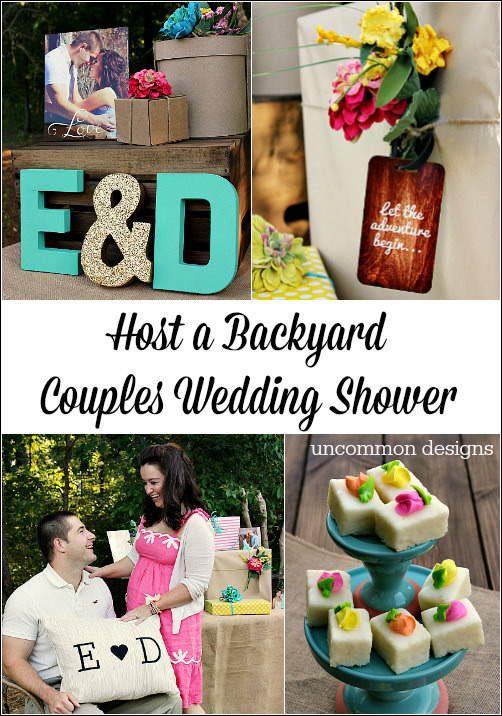 Host Gift Ideas For Couples
 Backyard Couples Wedding Shower Un mon Designs