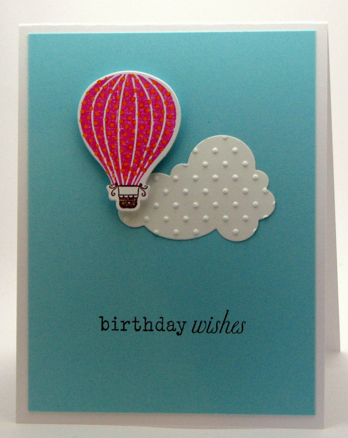 Hot Birthday Wishes
 Items similar to Hot Air Balloon Birthday Wishes on Etsy