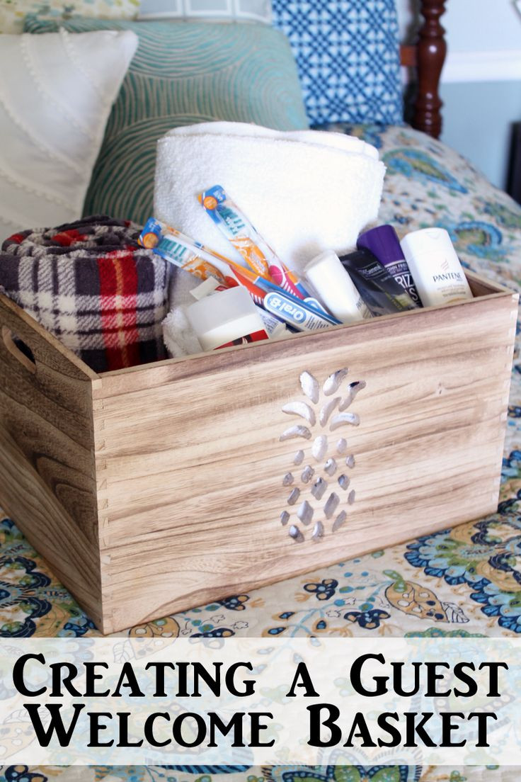 House Guest Gift Basket Ideas
 25 best ideas about Guest Wel e Baskets on Pinterest