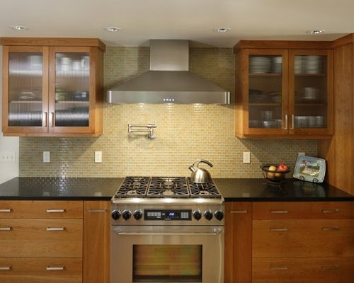 Houzz Kitchen Backsplashes
 Glass Tile Backsplash