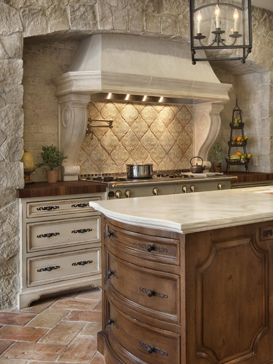 Houzz Kitchen Backsplashes
 Tuscan Backsplash