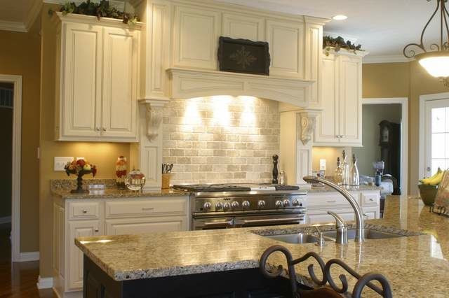 Houzz Kitchen Backsplashes
 Granite Countertops and Tile Backsplash Ideas Eclectic