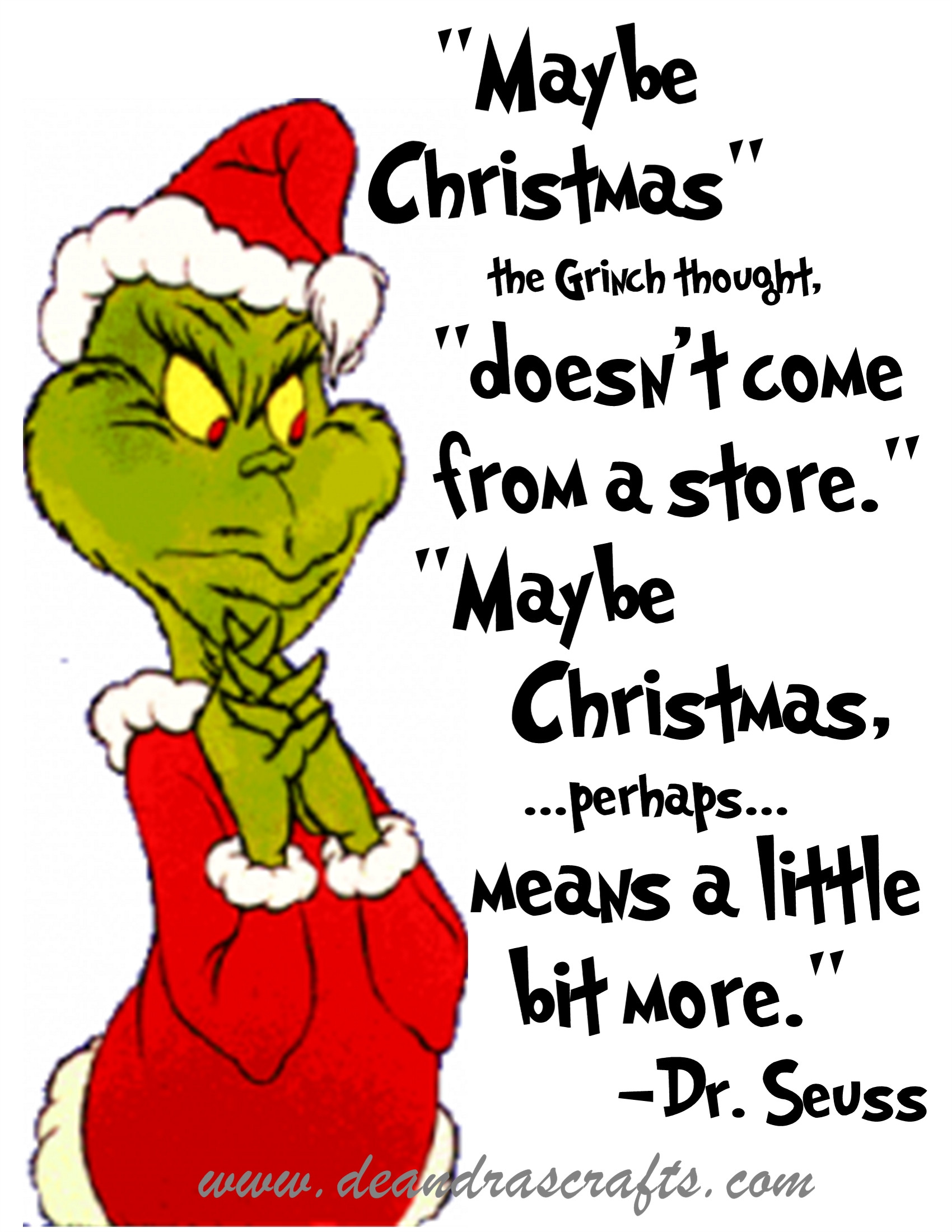How The Grinch Stole Christmas Quotes
 How The Grinch Stole Christmas Book Quotes QuotesGram