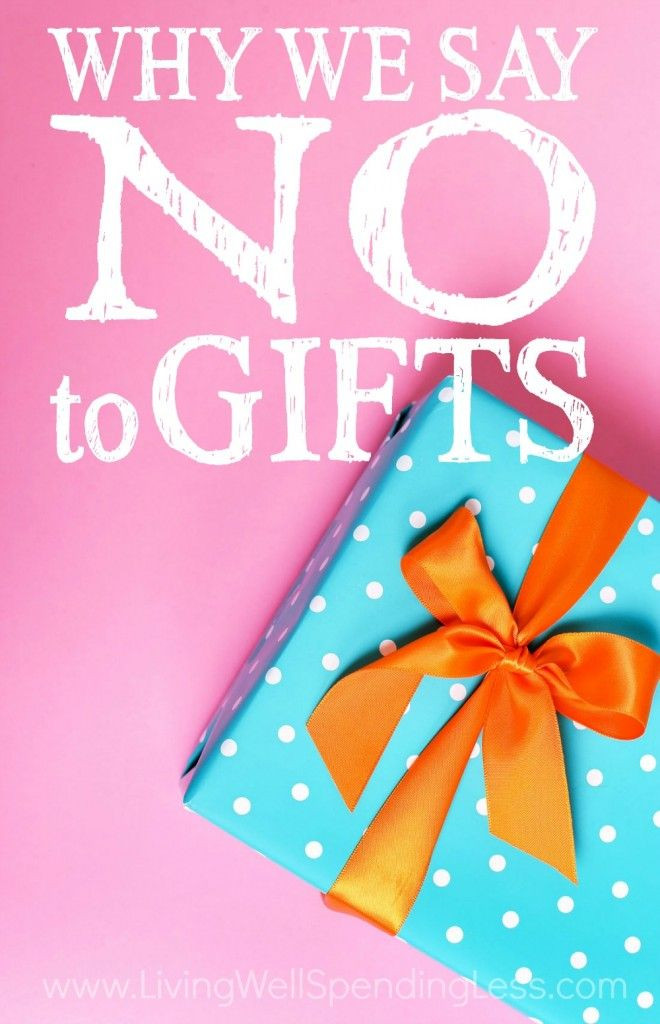How To Say No Gifts For Birthday Party
 Why We Say NO to Gifts