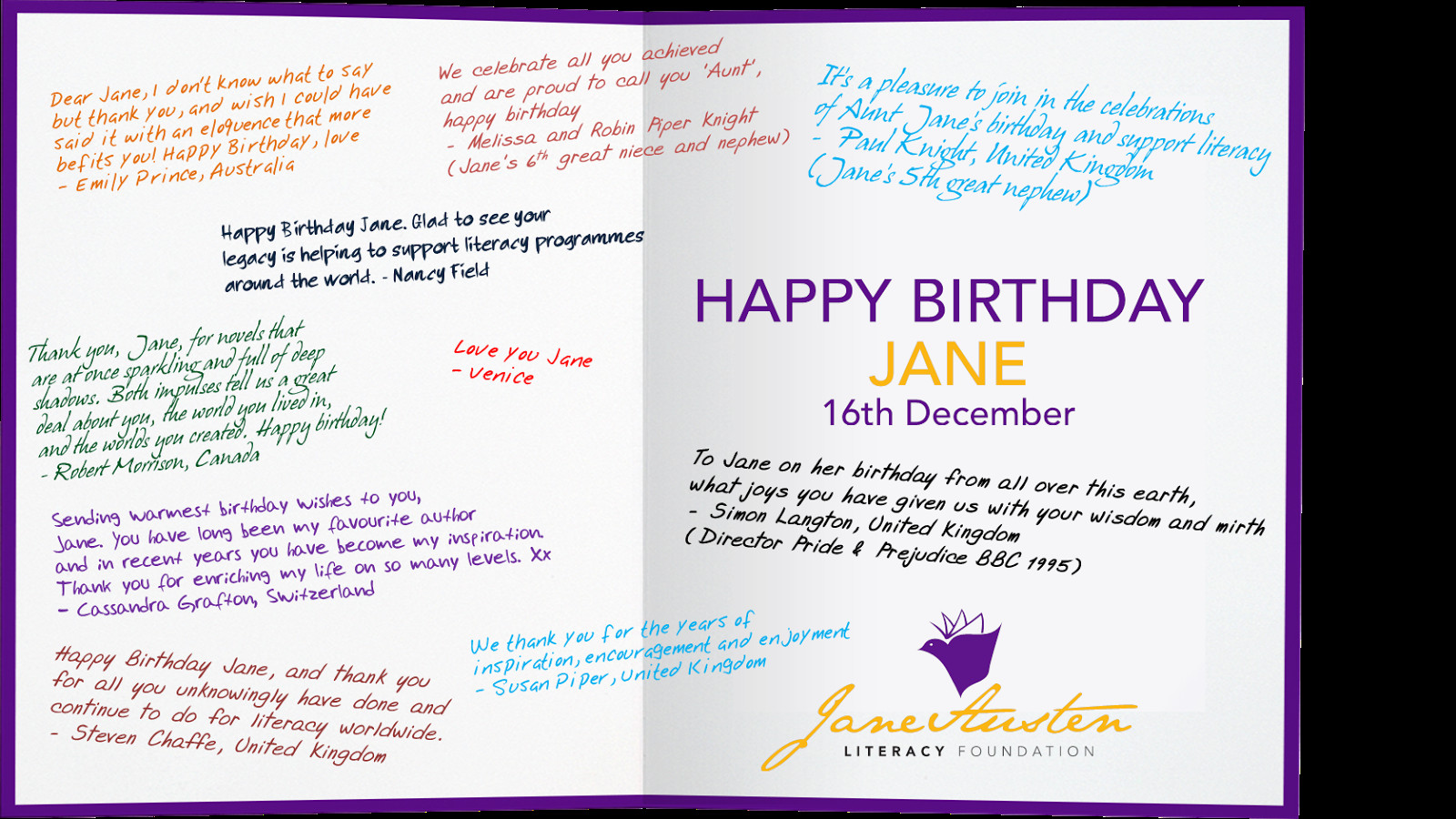 How To Write A Happy Birthday Card
 Jane Odiwe Jane Austen Sequels Happy Birthday Jane Austen