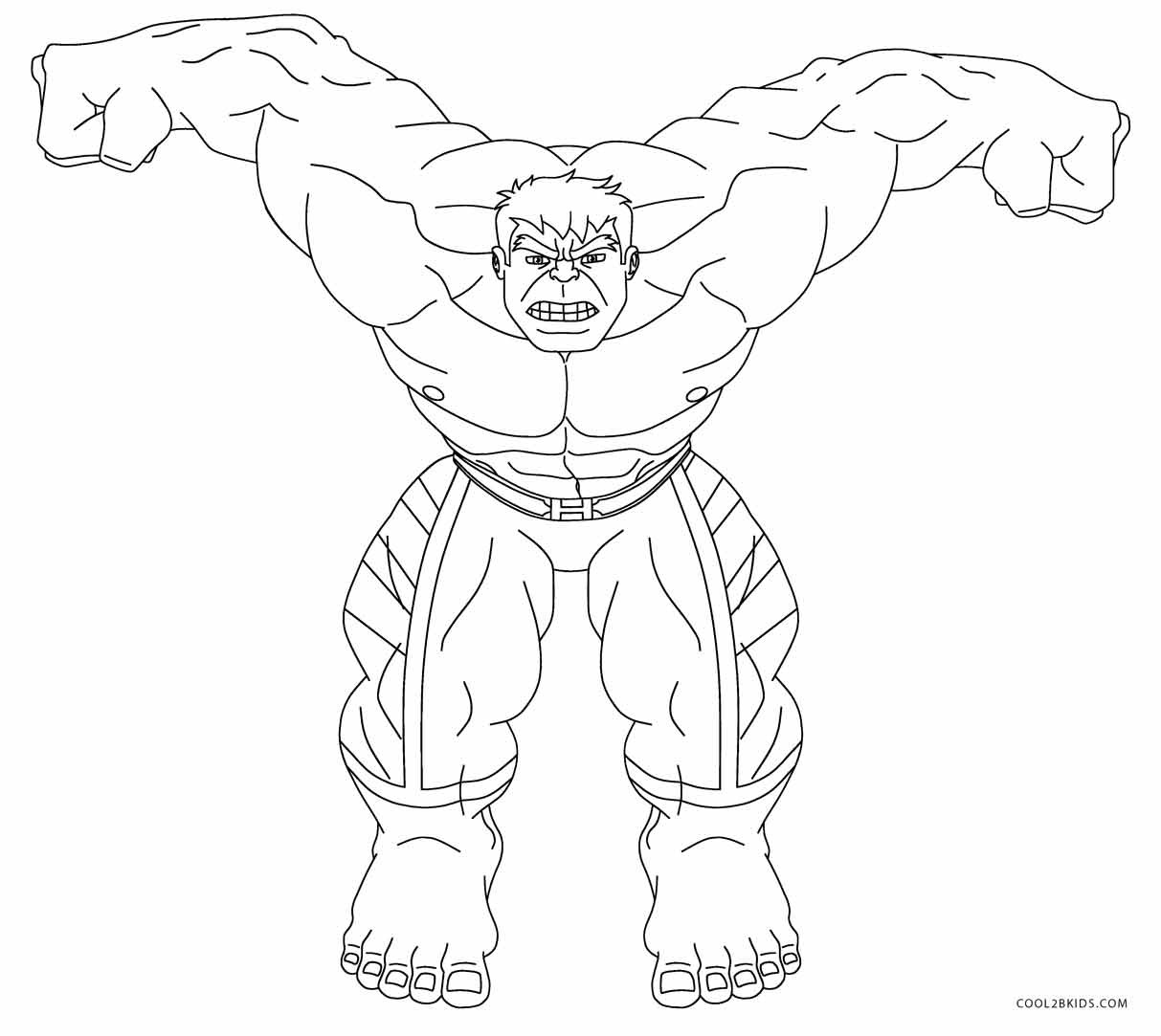 Hulk Printable Coloring Pages
 Free Printable Hulk Coloring Pages For Kids