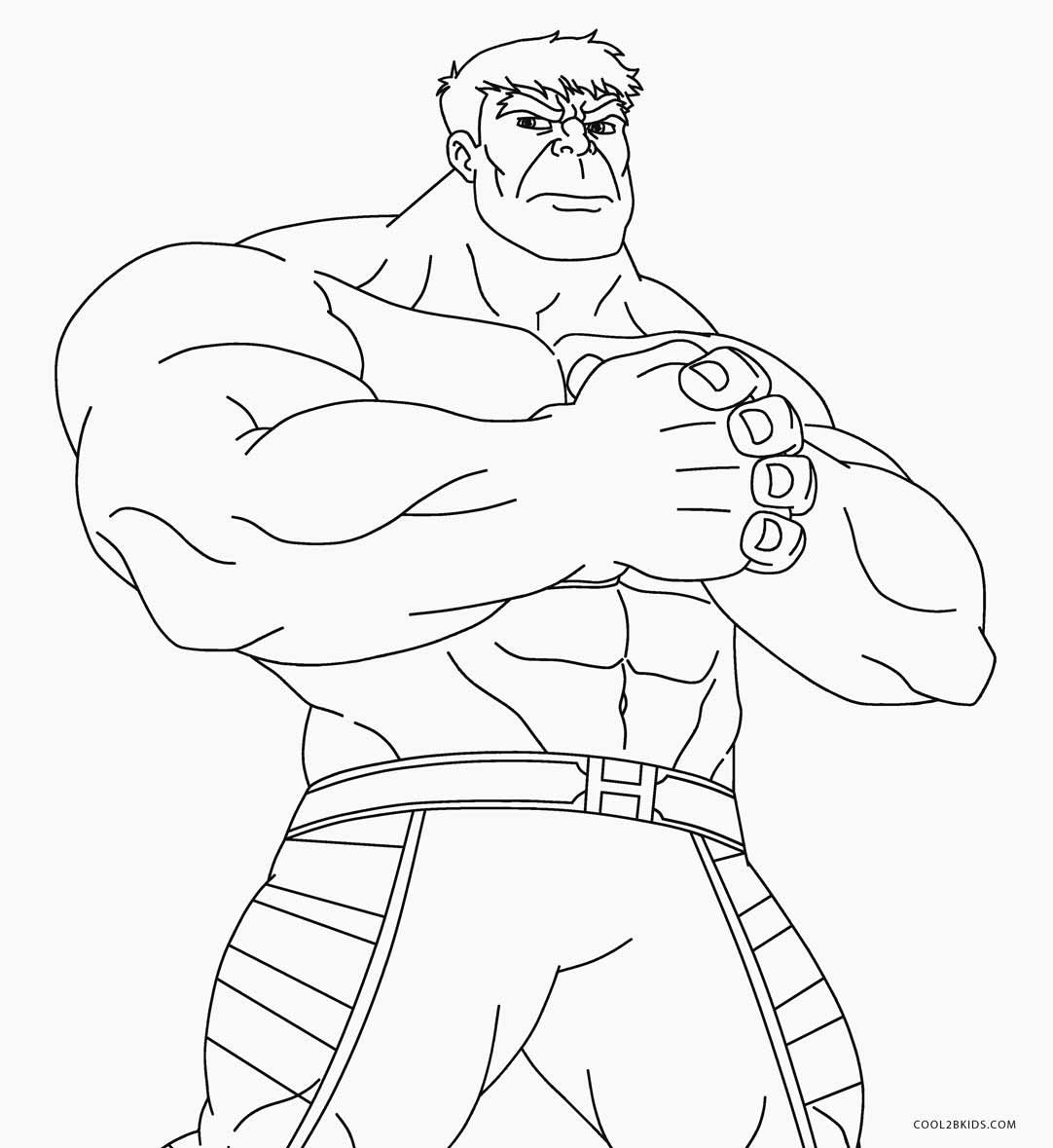 Hulk Printable Coloring Pages
 Free Printable Hulk Coloring Pages For Kids