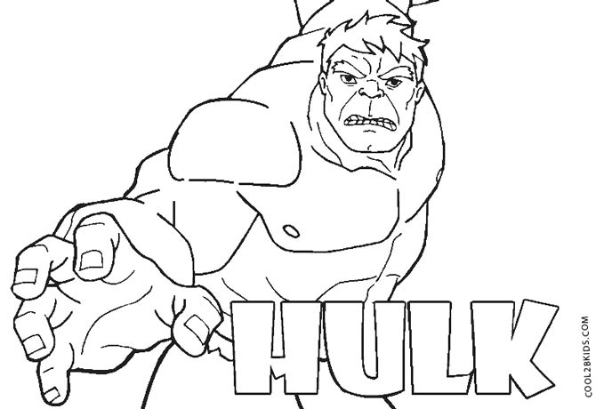 Hulk Printable Coloring Pages
 Free Printable Hulk Coloring Pages For Kids