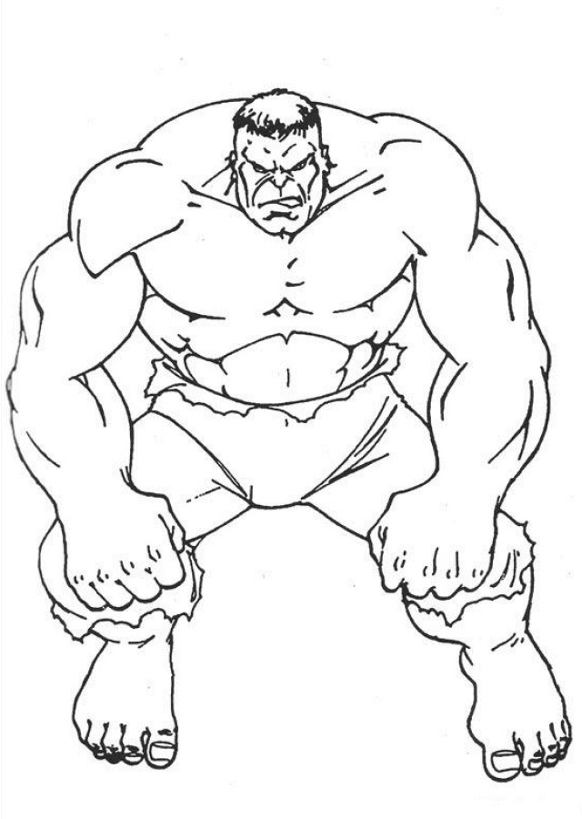 Hulk Printable Coloring Pages
 Free Printable Hulk Coloring Pages For Kids