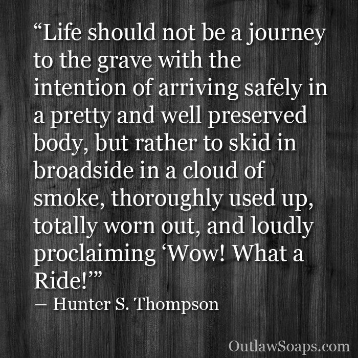 Hunter S Thompson Quote Life
 Hunter S Thompson Book Quotes QuotesGram