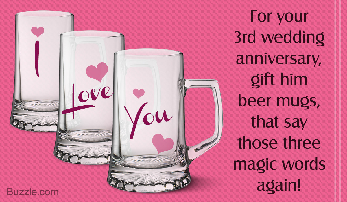 Husband Anniversary Gift Ideas
 Simply Awesome 3rd Wedding Anniversary Gift Ideas for Husband