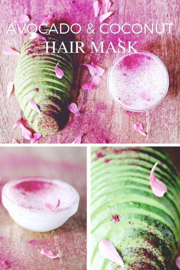 Hydrating Hair Mask DIY
 DIY and Homemade Beauty Recipes Avocado and Coconut